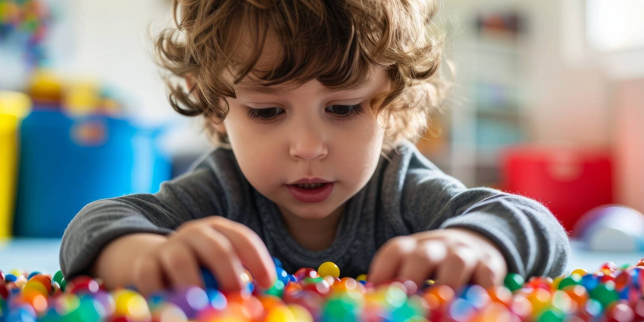 Child receiving pediatric occupational therapy at KidStart in Burnaby BC