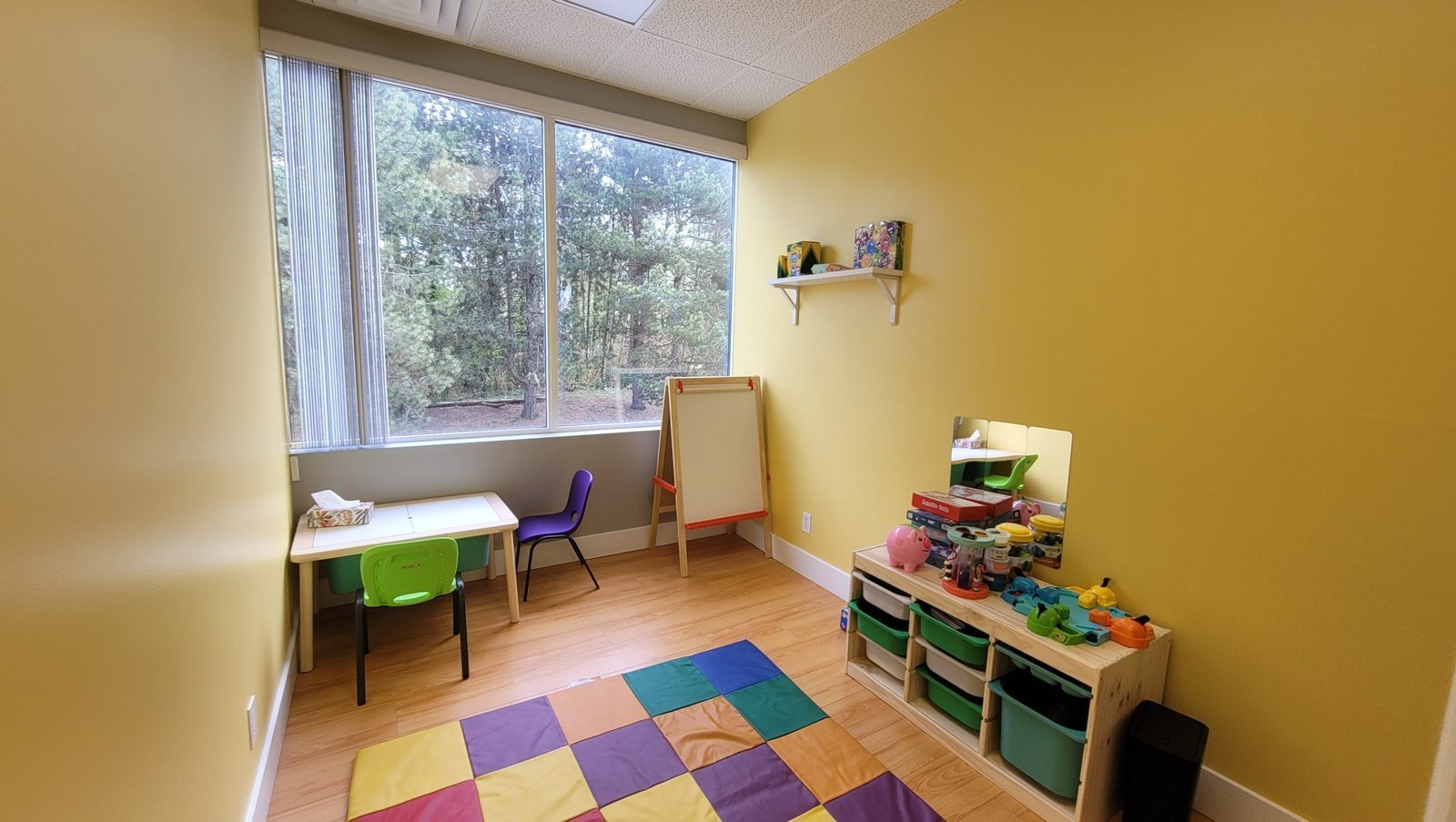 Hands-on sensory play activity in occupational therapy