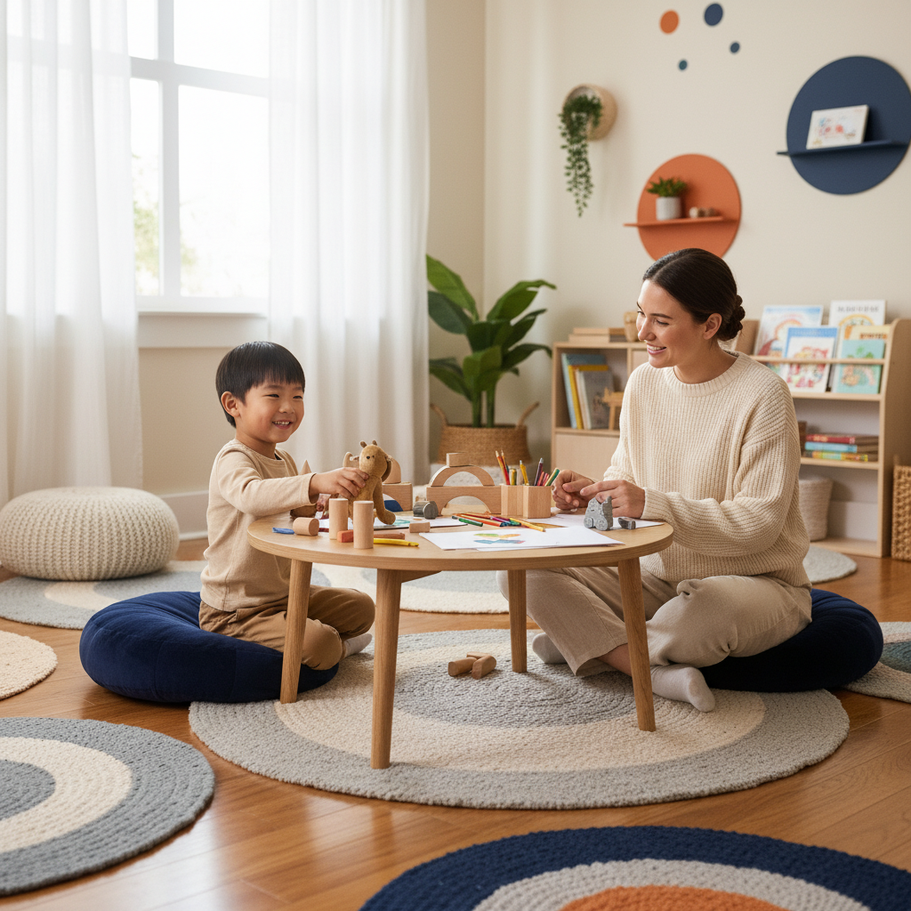 Child counselling in Burnaby — play-based session at KidStart Pediatric Therapy