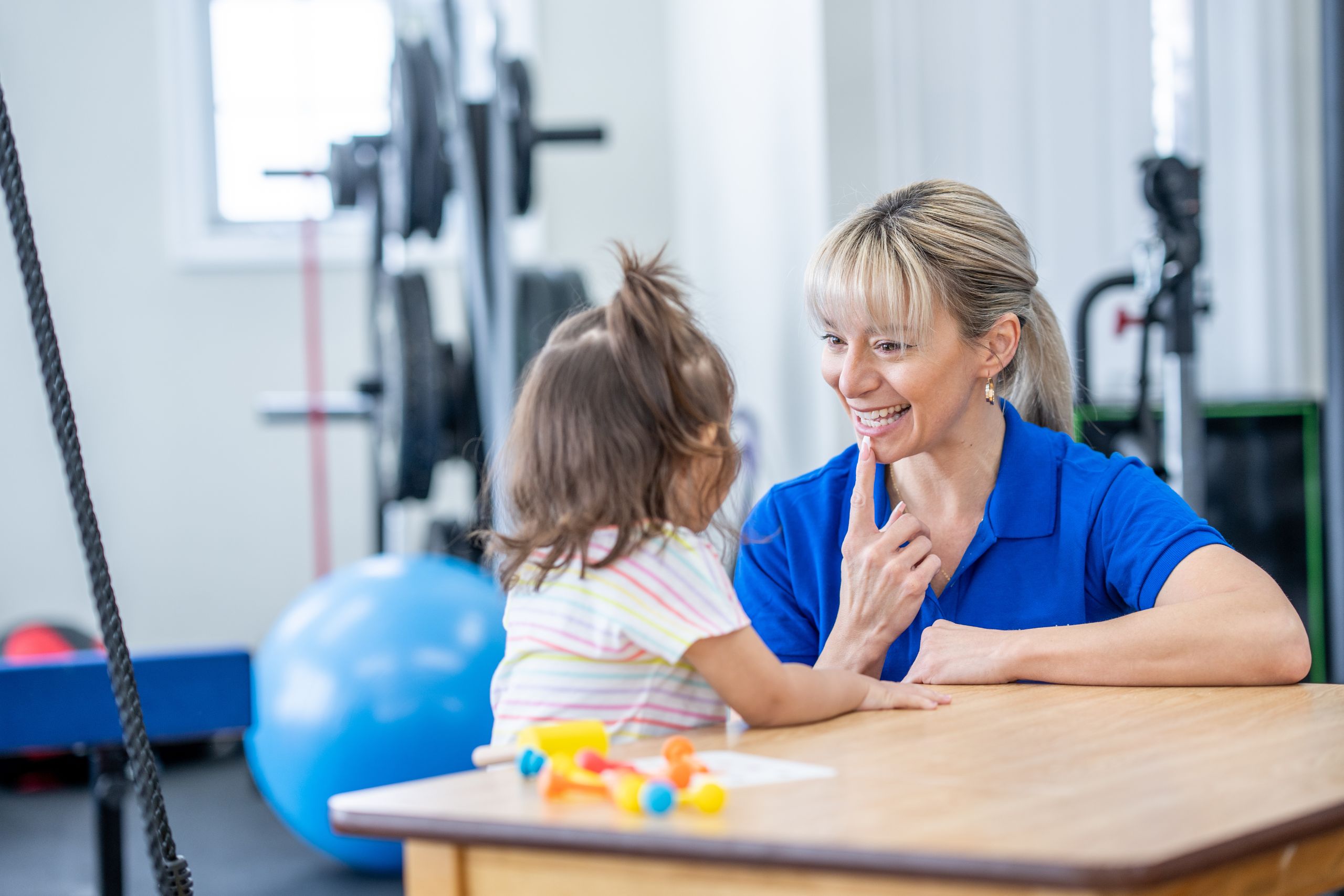 Speech therapy session for children at KidStart Pediatric Therapy